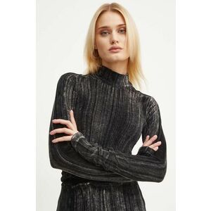 Diesel mânecă lungă de antrenament T-SLIMY culoarea negru, cu turtleneck, A14748.0AJCP imagine