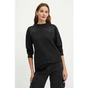 Silvian Heach bluza TERLEKI femei, culoarea negru, cu imprimeu, GPA24265FE imagine