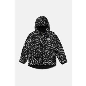 The North Face geaca reversibila pentru copii REVERSIBLE PERRITO HOODED JACKET culoarea negru, NF0A88UE4EI1 imagine