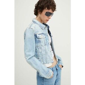 Tommy Jeans geaca jeans femei, de tranzitie, DW0DW18555 imagine