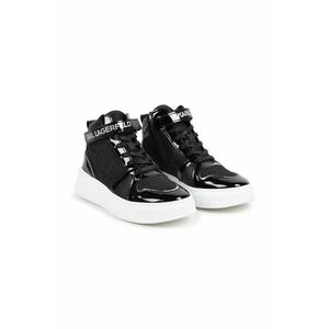 Karl Lagerfeld sneakers pentru copii culoarea negru, Z30306 imagine