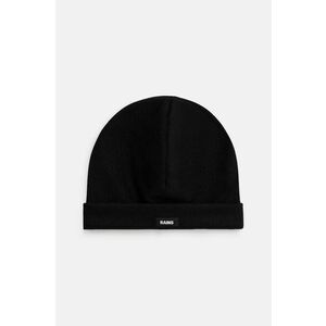 Rains caciula Ribbed Fleece Beanie T1 culoarea negru, 20360-01 imagine