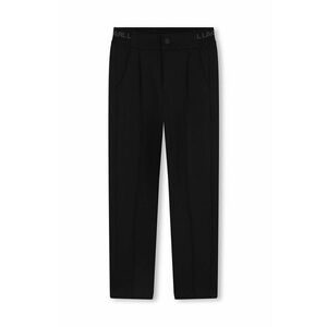 Karl Lagerfeld pantaloni copii culoarea negru, neted, Z30264 imagine