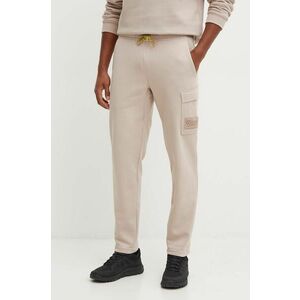 Columbia pantaloni de trening Wallowa Fleece culoarea bej, neted, 2090821 imagine