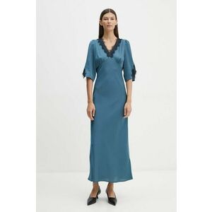 Bruuns Bazaar rochie AcaciaBBDia dress culoarea albastru marin, maxi, drept, BBW4036 imagine