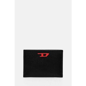 Diesel carcasa din piele RAVE CARD CASE culoarea negru, X09904.P3738 imagine