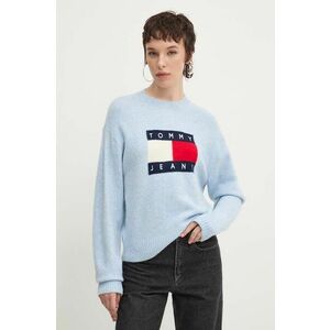 Tommy Jeans pulover din amestec de lana femei, light, DW0DW18681 imagine