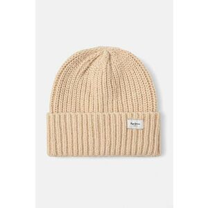 Pepe Jeans caciula WENEBA HAT culoarea bej, din tricot gros, PL040355 imagine