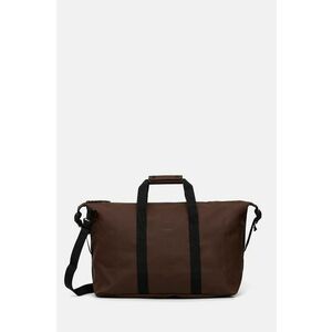 Rains geanta Hilo Weekend Bag W3 culoarea maro, 14200-23 imagine