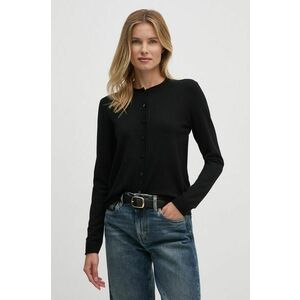 Sisley cardigan femei, culoarea negru, imagine