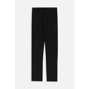 Coccodrillo leggins din bumbac pentru copii culoarea negru, neted, BASIC GIRL imagine