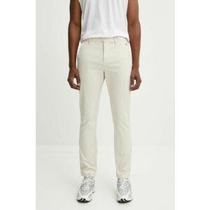 Tommy Jeans pantaloni barbati, culoarea bej, cu fason chinos, DM0DM19486 imagine