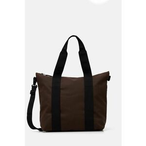 Rains geanta Tote Bag Mini W3 culoarea maro, 14160-23 imagine