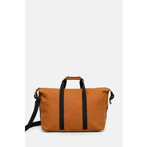 Rains geanta Hilo Weekend Bag W3 culoarea maro, 14200-63 imagine