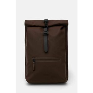 Rains rucsac Rolltop Rucksack W3 culoarea maro, mare, neted, 13320-23 imagine