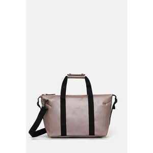 Rains geanta Hilo Weekend Bag Small W3 culoarea roz, 14220-37 imagine