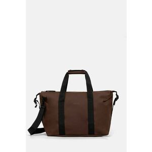 Rains geanta Hilo Weekend Bag Small W3 culoarea maro, 14220-23 imagine