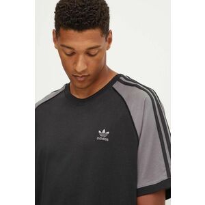 adidas Originals tricou din bumbac barbati, culoarea negru, modelator, IW5818 imagine