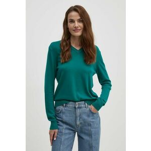 United Colors of Benetton pulover femei, culoarea verde, light, 103CD10BE imagine