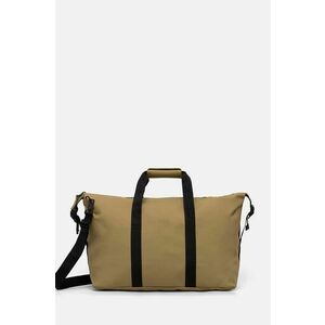 Rains geanta Hilo Weekend Bag W3 culoarea verde, 14200-44 imagine