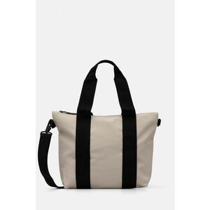 Rains geanta Tote Bag Micro W3 culoarea bej, 14180-26 imagine