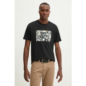 PS Paul Smith tricou din bumbac barbati, culoarea negru, cu imprimeu, M2R.011R.NP4811 imagine