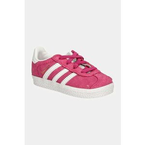 adidas Originals sneakers pentru copii GAZELLE CF EL culoarea violet, IH0359 imagine