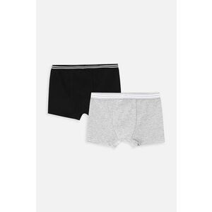 Coccodrillo boxeri copii 2-pack culoarea negru, BASIC UNDERWEAR imagine