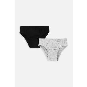 Coccodrillo slip din bumbac pentru copii 2-pack culoarea negru, BASIC UNDERWEAR imagine