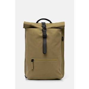 Rains rucsac MSN Bag W3 culoarea verde, mare, neted, 13300-44 imagine