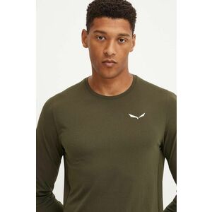 Salewa longsleeve sport Pedroc Dry culoarea verde, neted, 00.0000028578 imagine