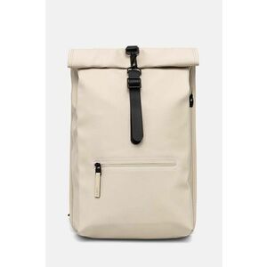 Rains rucsac Rolltop Rucksack W3 culoarea bej, mare, neted, 13320-26 imagine