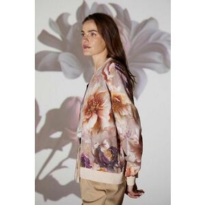 Bluza tricotata cu model floral imagine