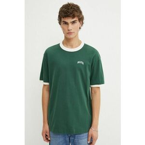 Hollister Co. tricou din bumbac barbati, culoarea verde, cu imprimeu, KI323-4041 imagine