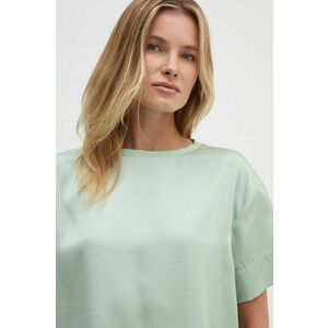 Sisley bluza femei, culoarea verde, neted, 5OGYLQ07G imagine