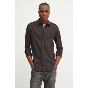 G-Star Raw camasa barbati, culoarea negru, cu guler clasic, slim, D25176-D701 imagine