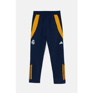 adidas Performance pantaloni de trening pentru copii REAL PRE PNT culoarea albastru marin, modelator, IT5149 imagine