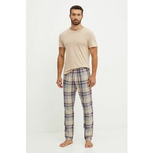 United Colors of Benetton pantaloni pijama bumbac modelator, 42FK4F00A imagine