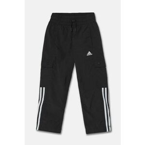 adidas pantaloni de trening pentru copii JAM WV CRG PN culoarea negru, cu imprimeu, IV9455 imagine