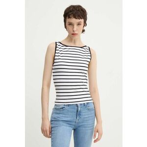 Abercrombie & Fitch top femei, culoarea alb, KI139-4683 imagine