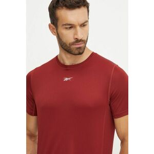 Reebok tricou de alergare Speedwick culoarea bordo, neted, 100205997 imagine