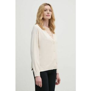 Sisley cardigan femei, culoarea bej, light, 17Q3M6024 imagine