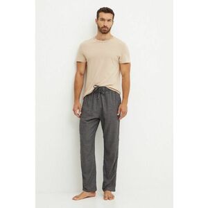 Hollister Co. pantaloni de pijama barbati, culoarea negru, modelator, KI313-4001 imagine