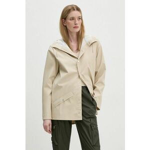 Rains geaca de ploaie Jacket W3 culoarea bej, de tranzitie, 12010-26 imagine