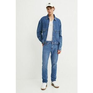 Desigual geacă din denim INDIANA bărbați, de tranziție, oversized, 24WMED04 imagine