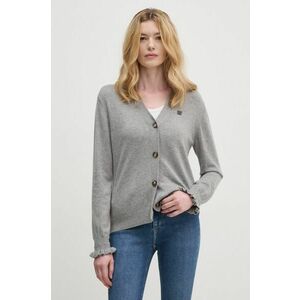 Dkny cardigan din amestec de lana culoarea gri, light, D2G4A150 imagine