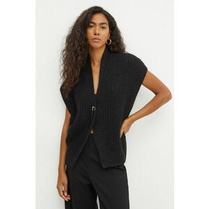 Luisa Spagnoli cardigan din amestec de lana CALDA culoarea negru, 58493 imagine