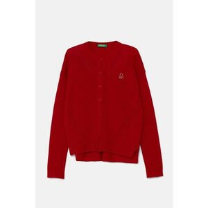 United Colors of Benetton cardigan de lână pentru copii culoarea rosu, light, 1244C500N imagine