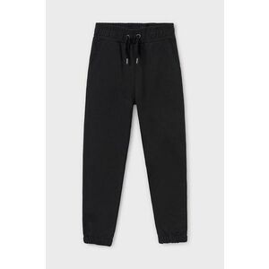 Mayoral pantaloni de trening pentru copii Dresowe jogger culoarea negru, neted, 7548 imagine