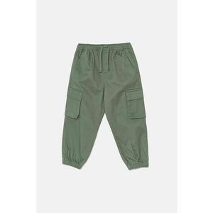 United Colors of Benetton pantaloni copii culoarea verde, neted, 4HM6GF01Z imagine